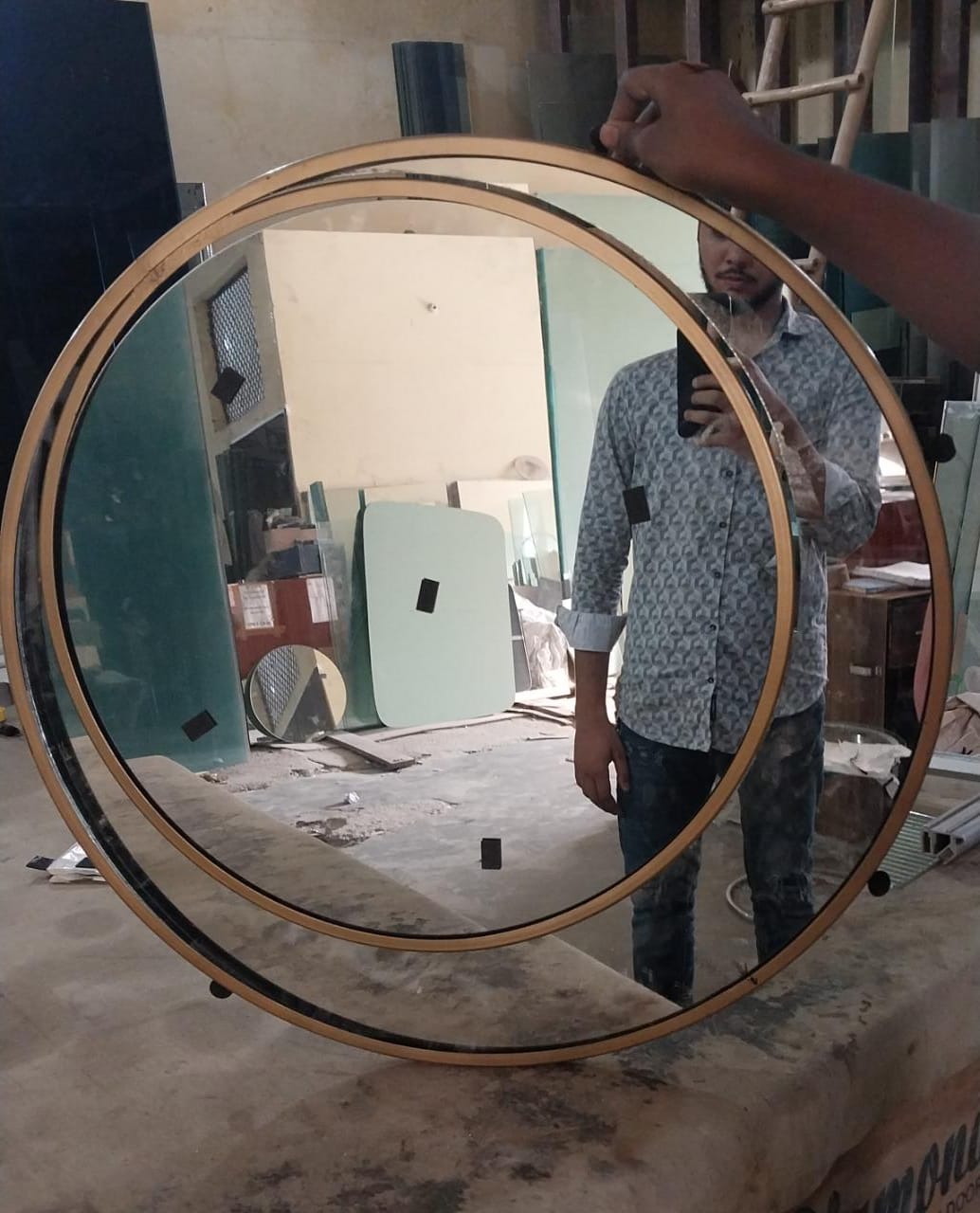Metal Wall Mirror
