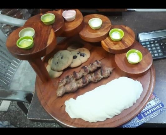 Multi cuisine Wood Platter
