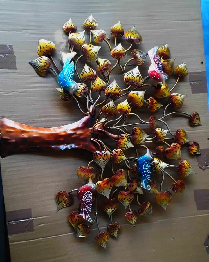 Multicolour Bird Leaf Tree