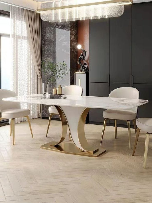 Rectangular Dinning Table With 6 Chairs