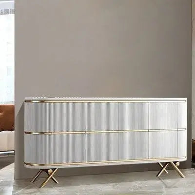 Entryway Big Console Table With Maple Storage