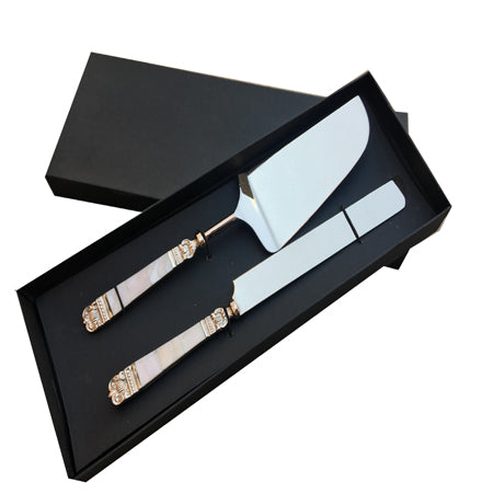 Flate MOP Cake Server And Knife