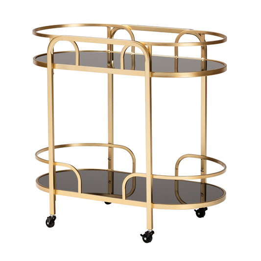 Gold Metal Bar Trolly