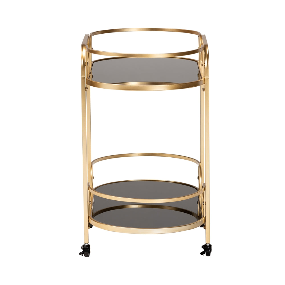 Gold Metal Bar Trolly