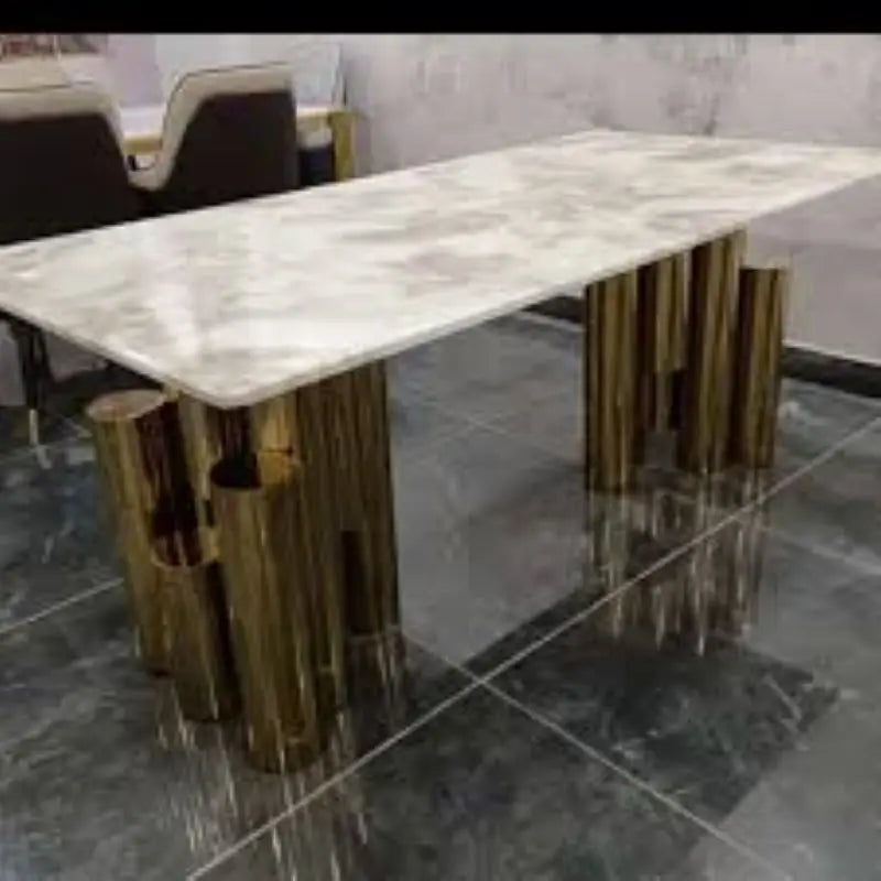 Modern Exclusive Multi colour Dinning Table With 6 Chairs