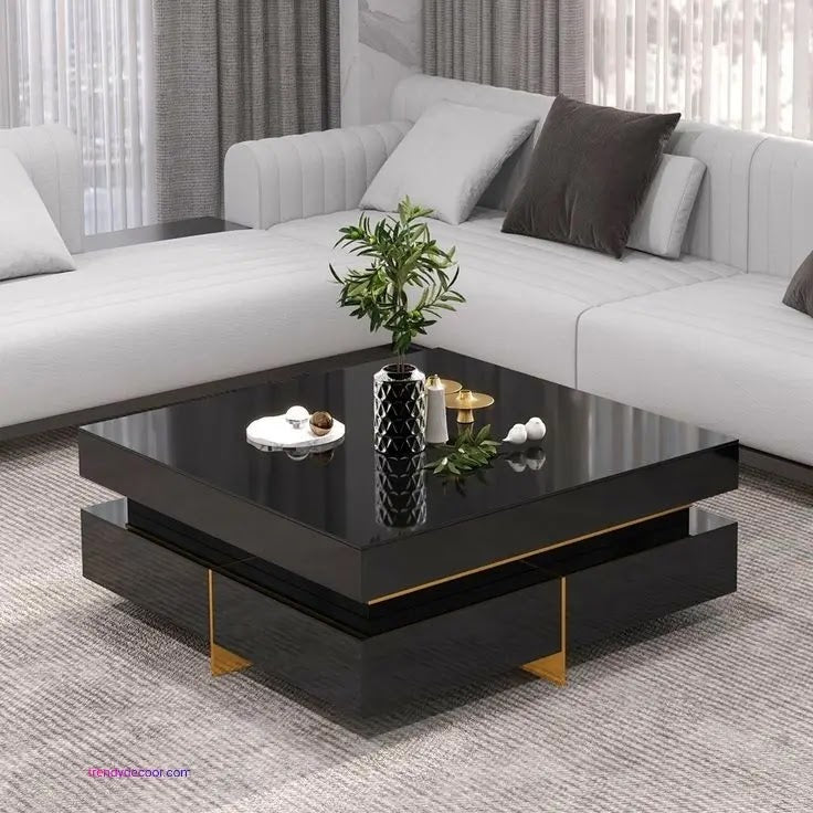 Elegant Modern 4 Drawer Centre Table For Living Room