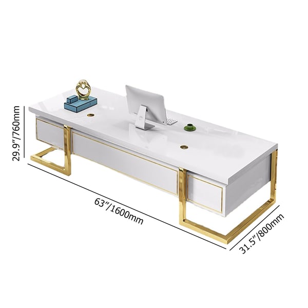 Office Table With Maple Of storage