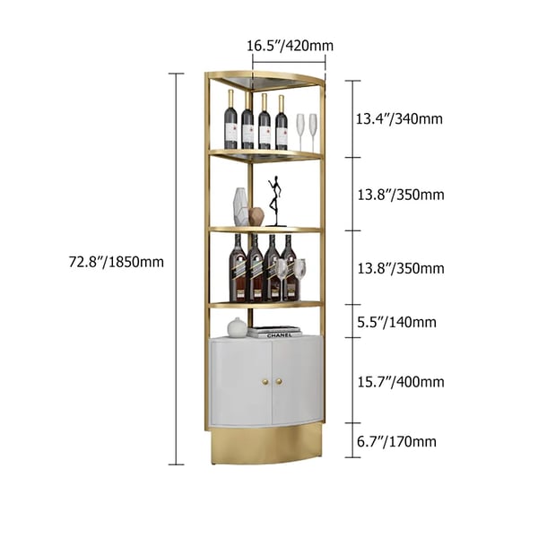 Bar Cabinet Corner organiser