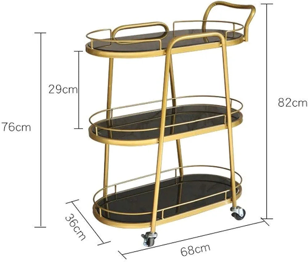 3-Tire Serving Trolly|Bar Trolly