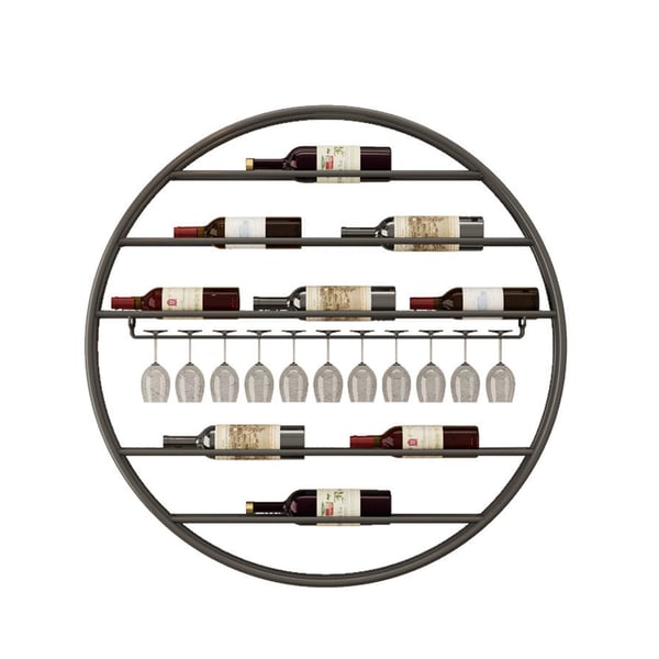 Wine Rack Round Buy Round Wine Rack Wall Mounted | Stylish and Space-Saving Storage ...
