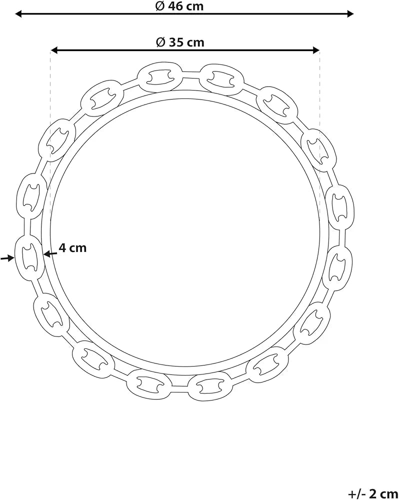 Knot Pattern Wall Mirror