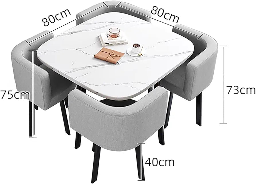 4 Seater Square Dinning Table