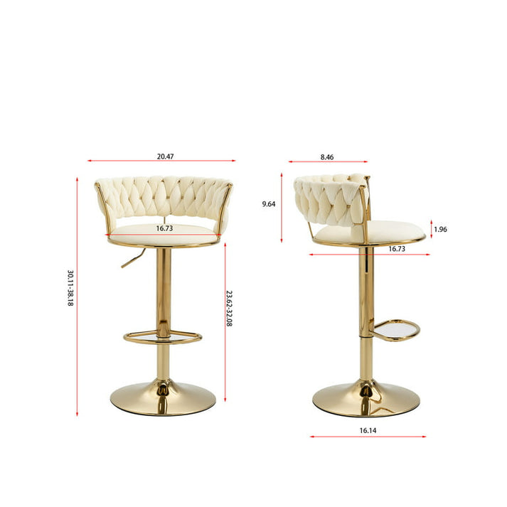 Revolving Bar Chairs (set of 2) – PC HOME DECOR