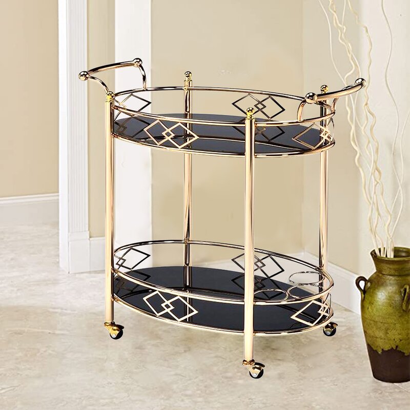 Golden Bar Trolly Oval Shape