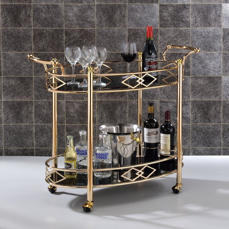 Golden Bar Trolly Oval Shape