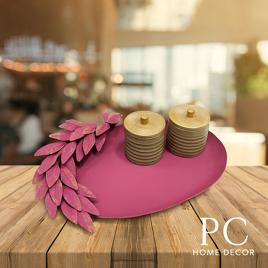 Floral Tray With 2 Jars,(Set of 20)