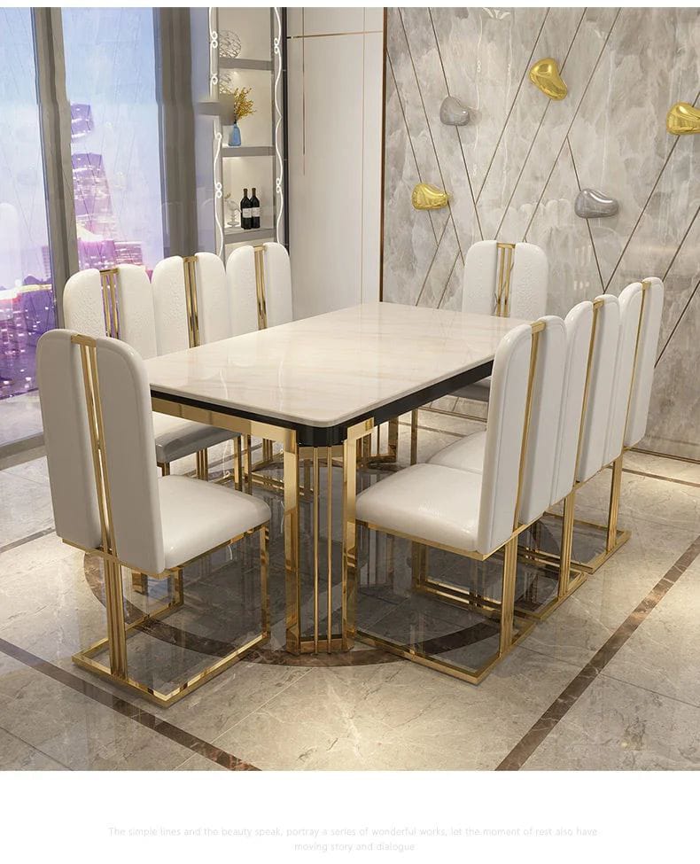 Premium Luxury Dinning Table in White