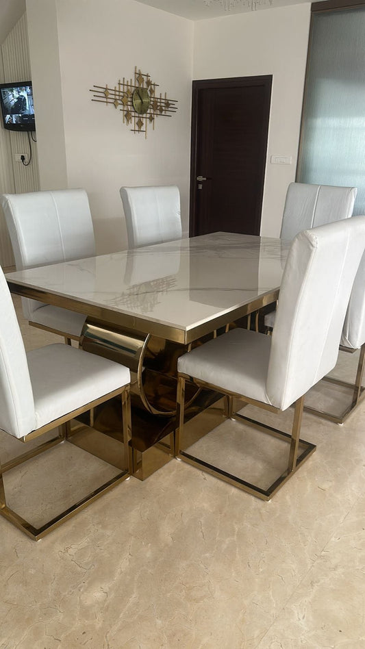 Audi Dinning Table 6 seater | Size 70"x36"x30" | PCHD-70