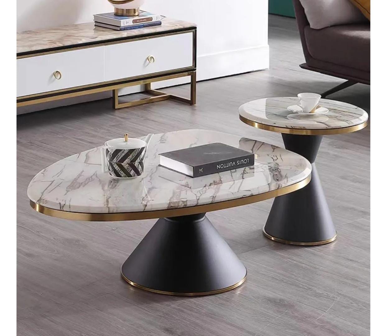 Modern Distinctive Luxury Center Table (Set of 2)