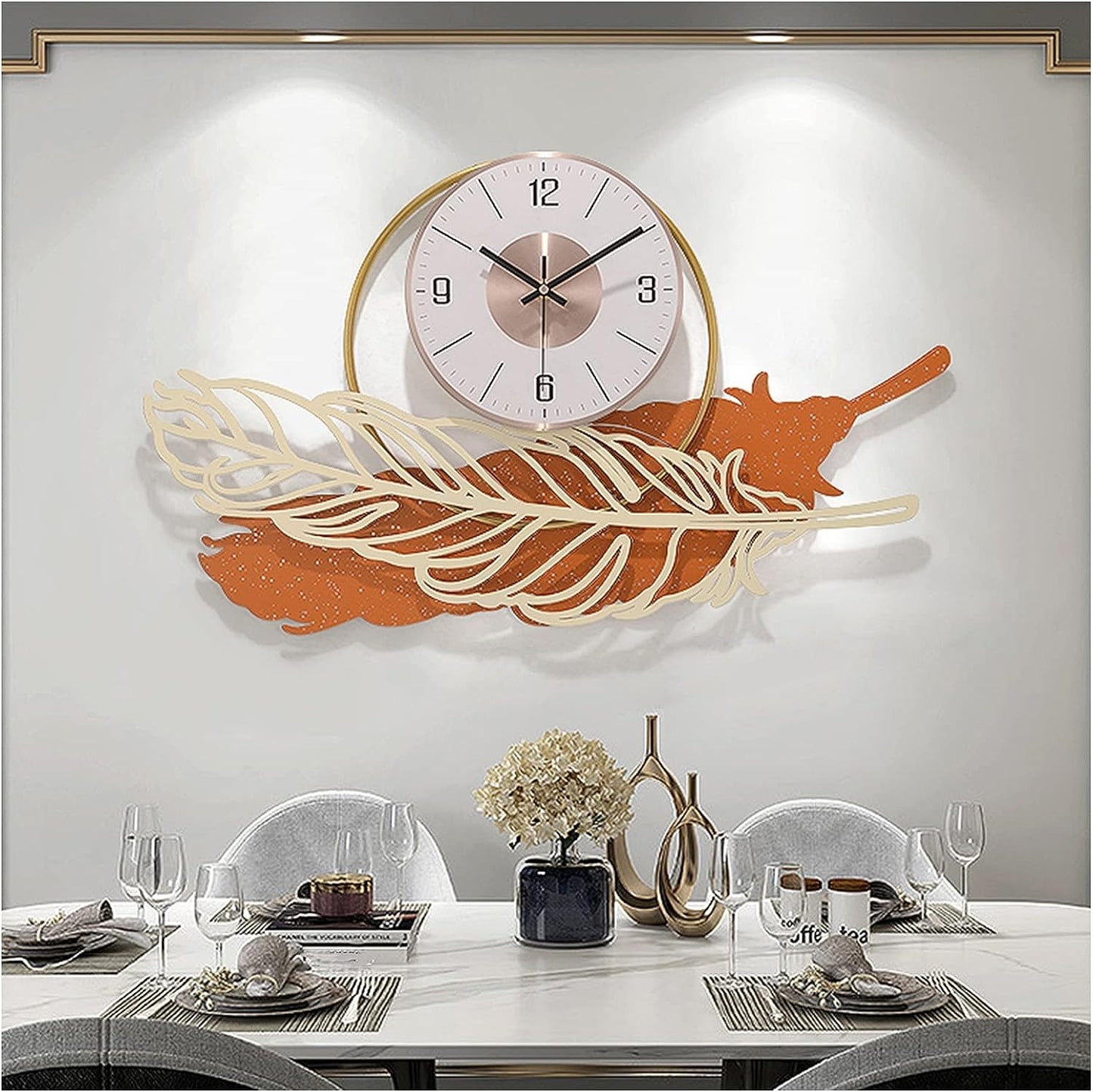 Leaf Model Wall Clock