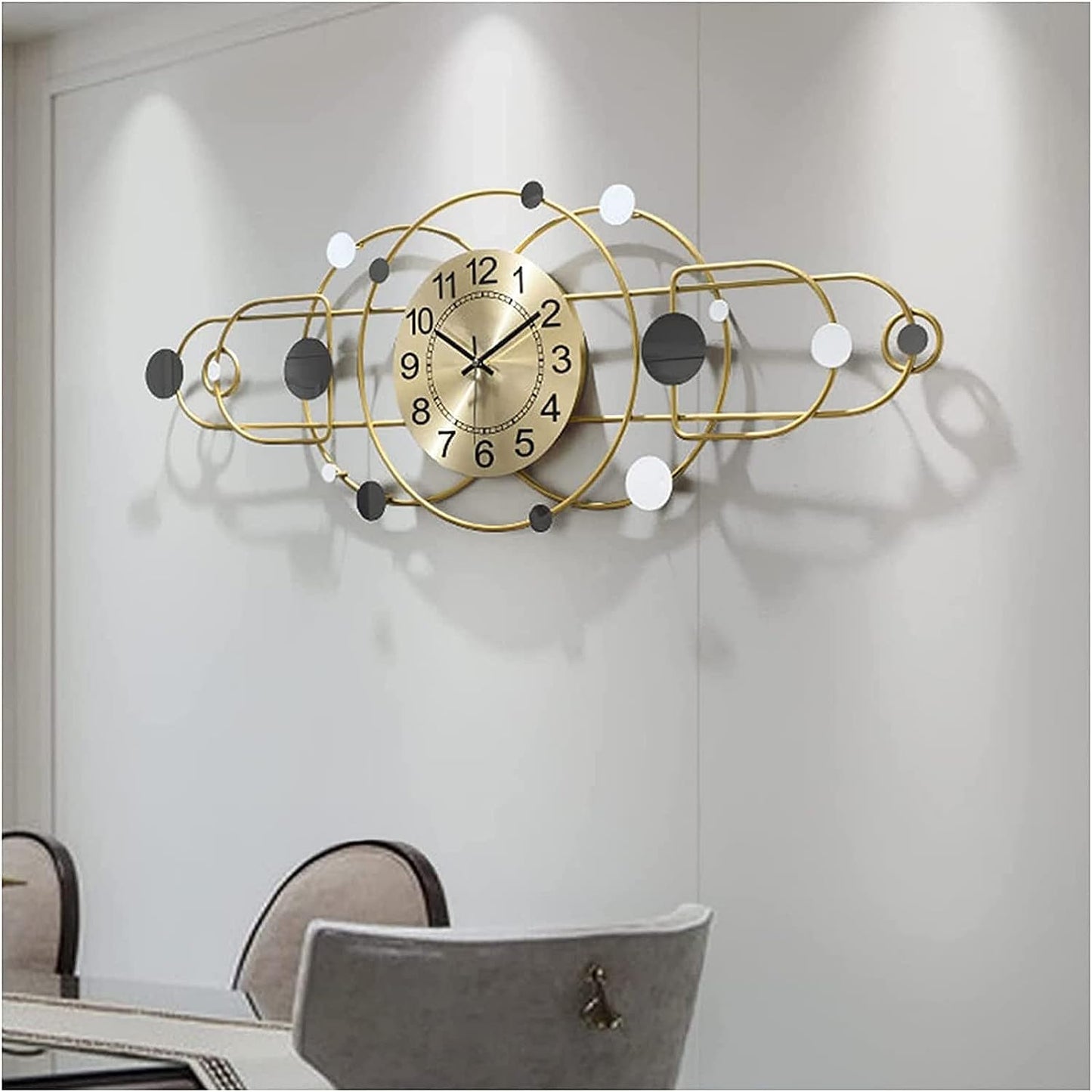 Vertical Geometric Wall Clock