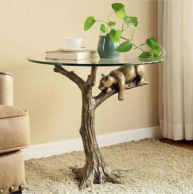 Side Table Full Tree Tree Side Table | Coffee Table – PC HOME DECOR