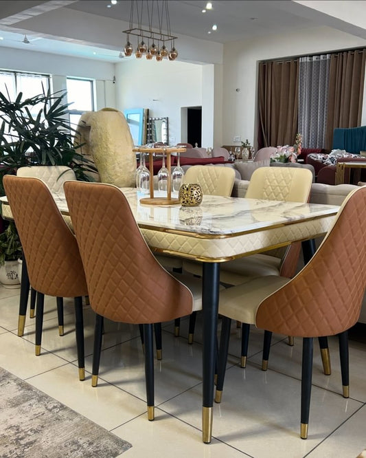 Simple and Elegant Dinning Table 6 Seater