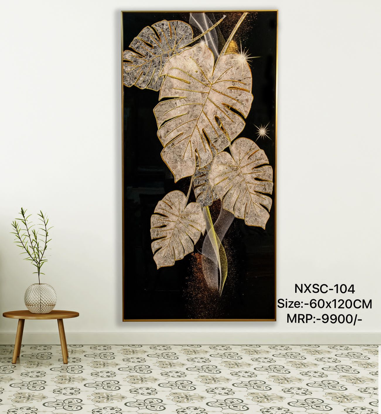 Dryleaf Crystal Wall Painting