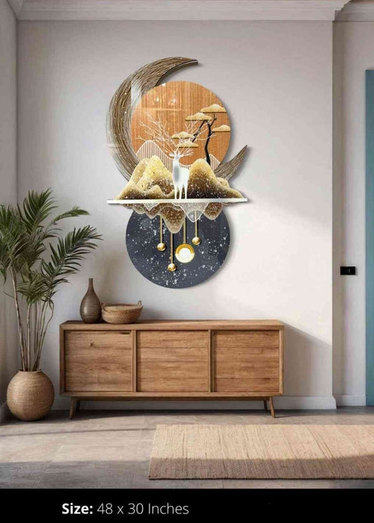 Vertical Pattern Exclusive LED Crystal Wall Decor