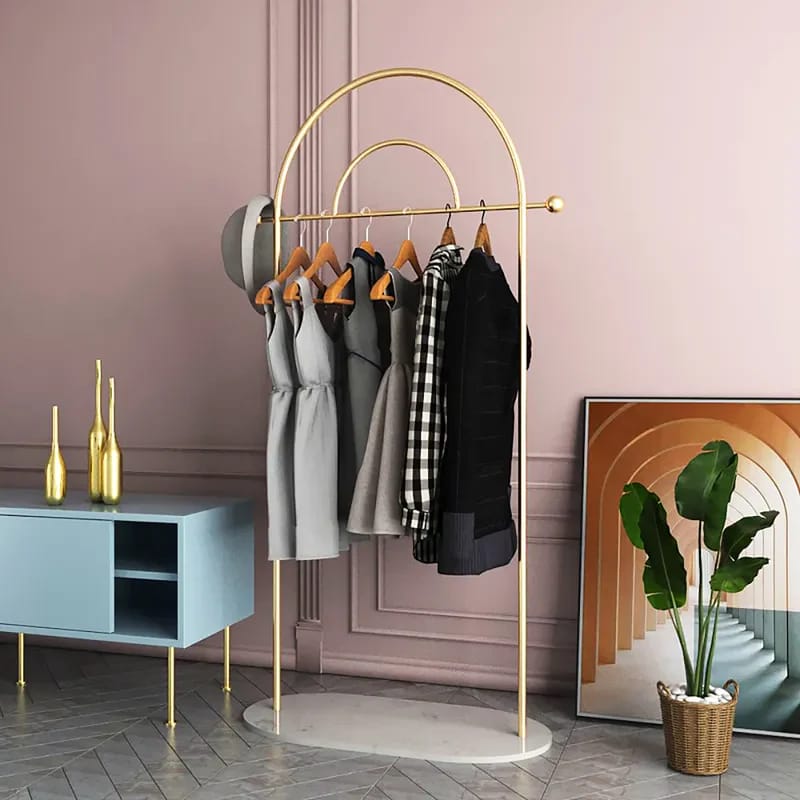 Metal Display Cloth Rack For Boutique
