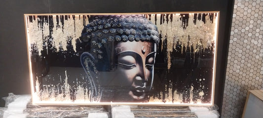 Buddha Crystal LED Wall Painting