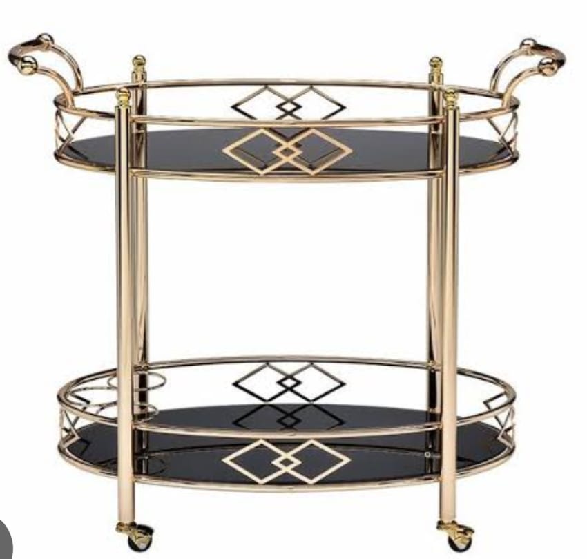 Golden Bar Trolly Oval Shape