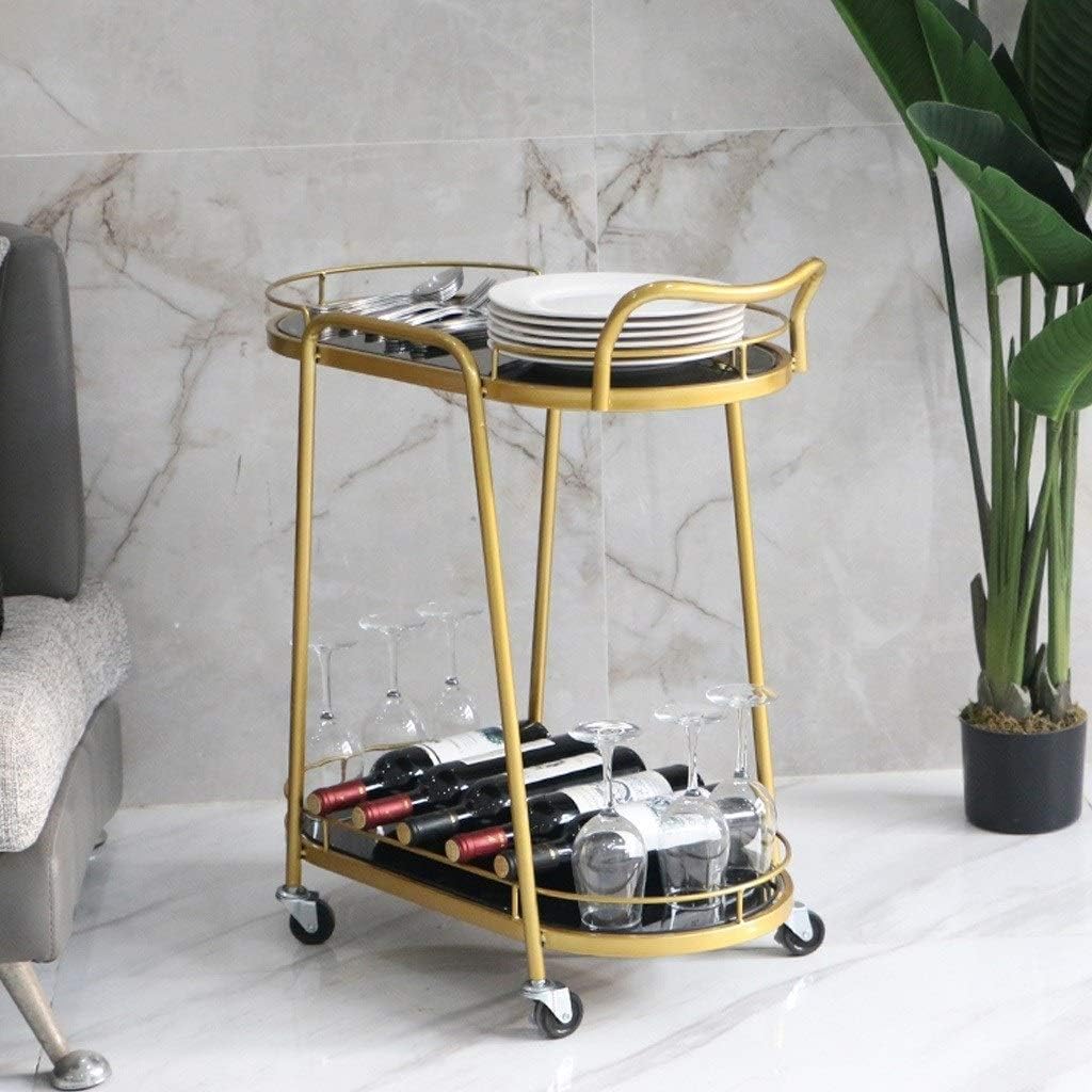 Exclusive Gold Serving Trolly For Home | Bar Trolly