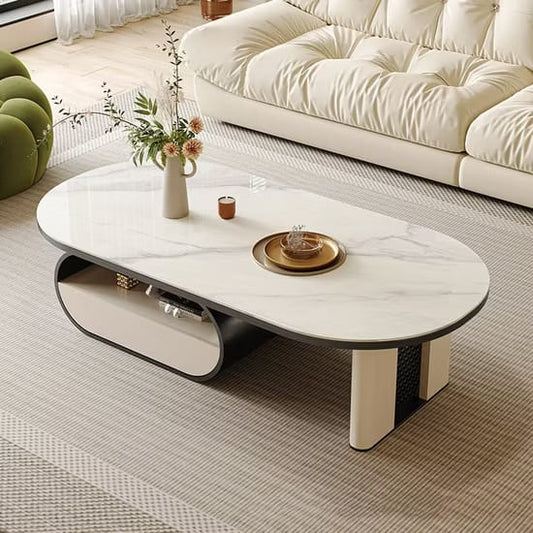 Oval Shape Coffee Table