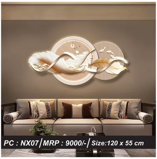 Modern Crystal Wall Decor Without LED,Model 6