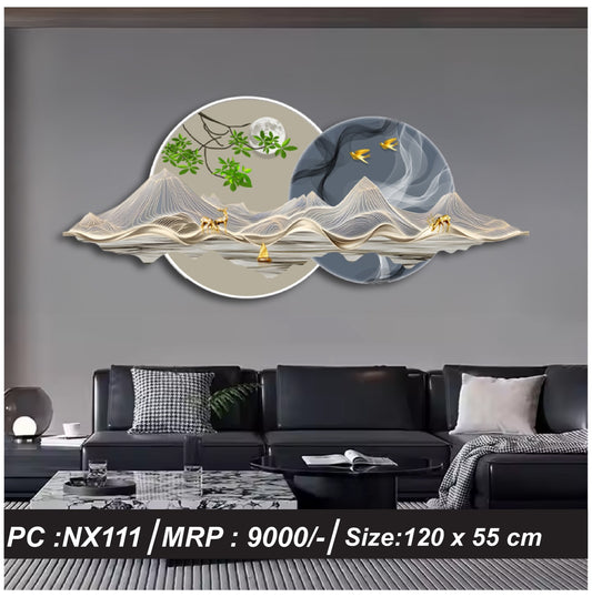 Modern Crystal Wall Decor Without LED,Model 2