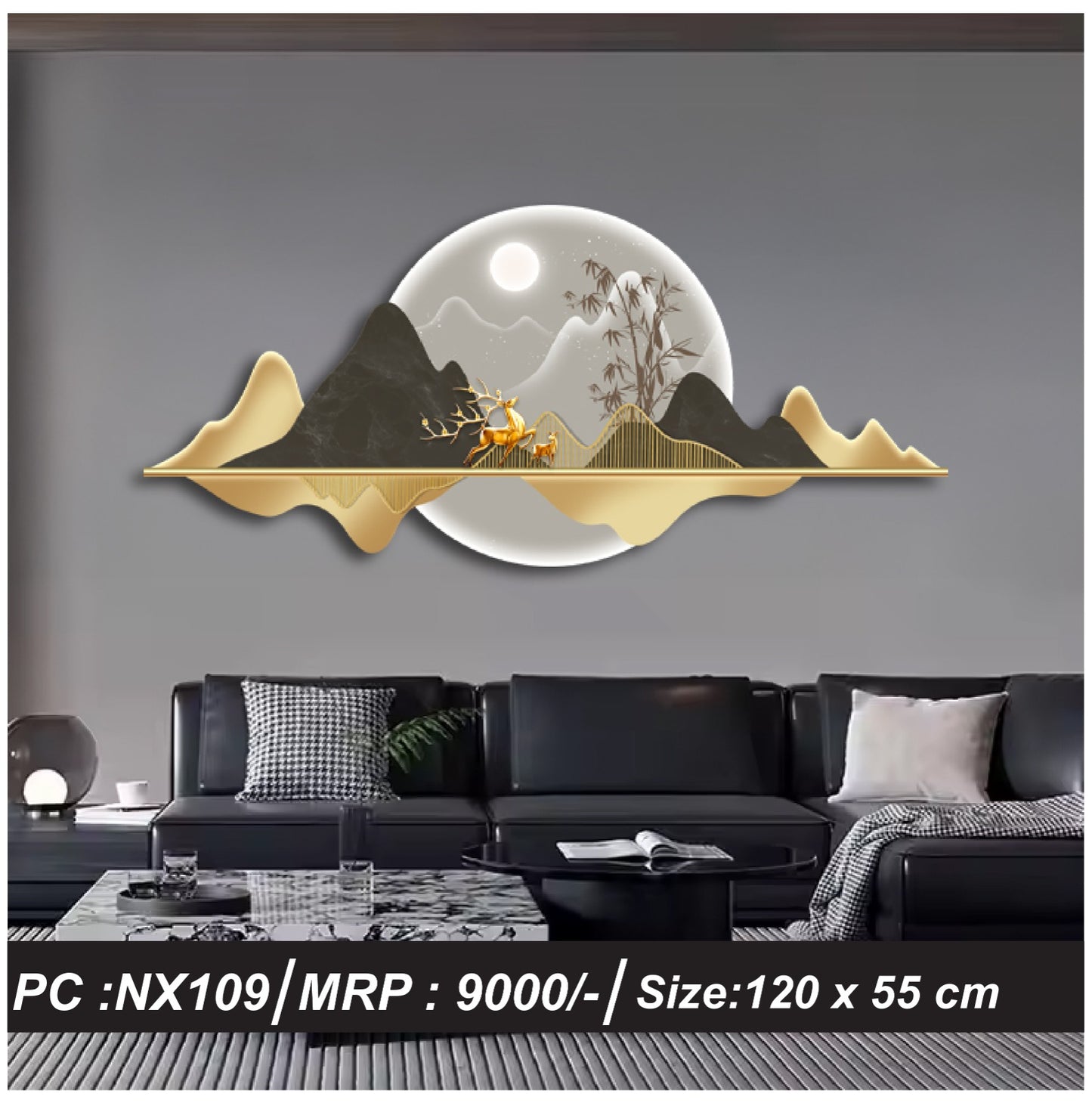 Crystal Wall Decor Without LED,Model 3