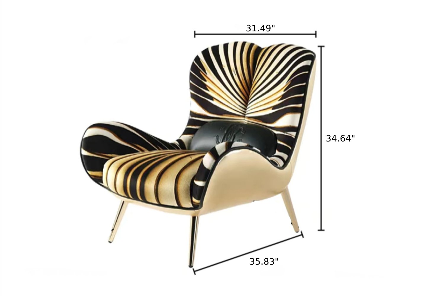 Zebra Pattern Chair