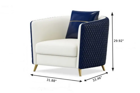 Decor Your Space With Accent Elegant Blue Chair