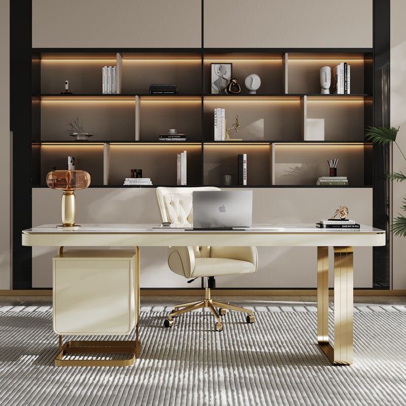 Office Desk|Office Table|Office Cabinet|Computer Desk With Maple Storage