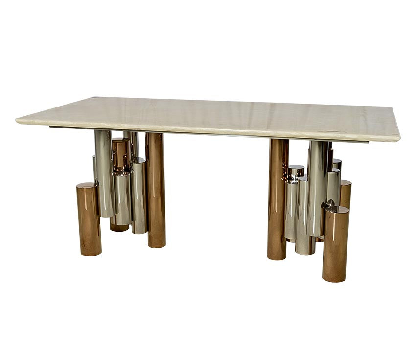 Modern Exclusive Multi colour Dinning Table With 6 Chairs