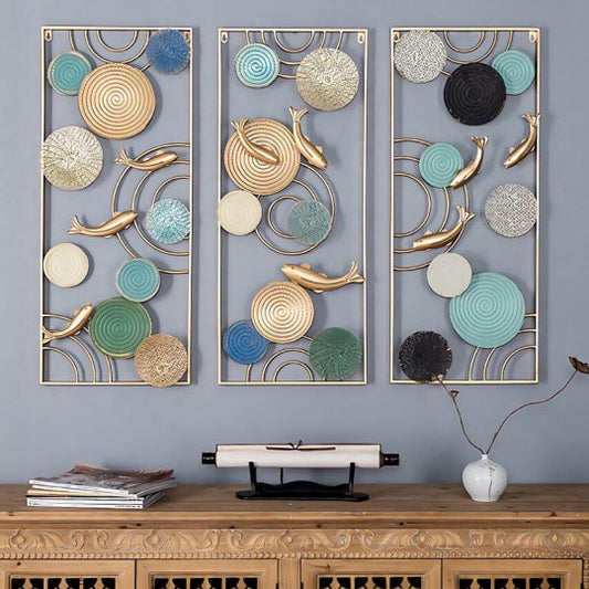Fish Frame Wall Decor (Set of 3)