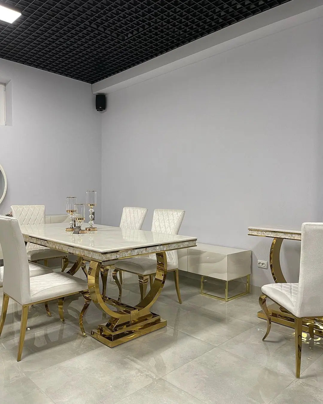 Marble Dinning Table 6 Seater