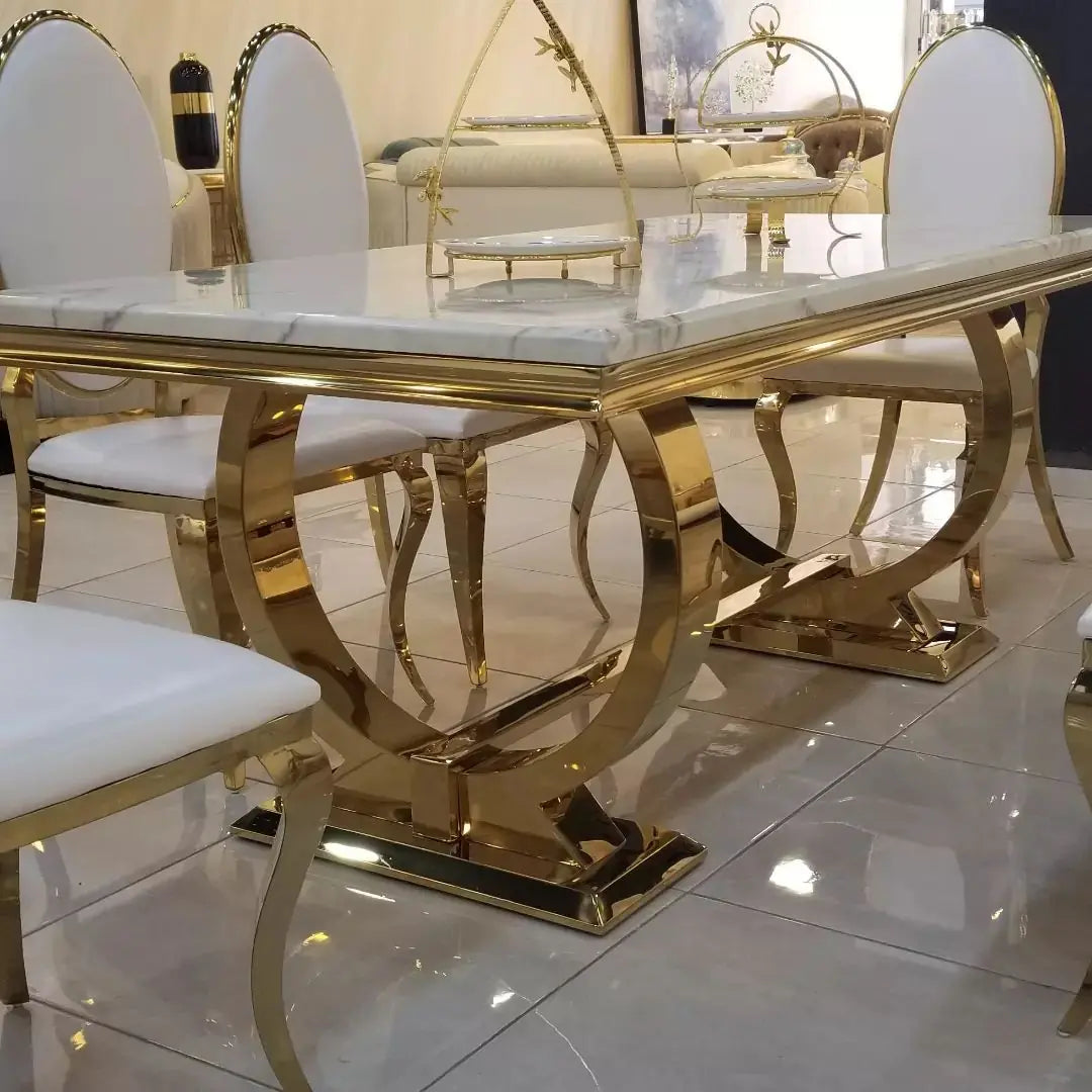 Marble Dinning Table 6 Seater