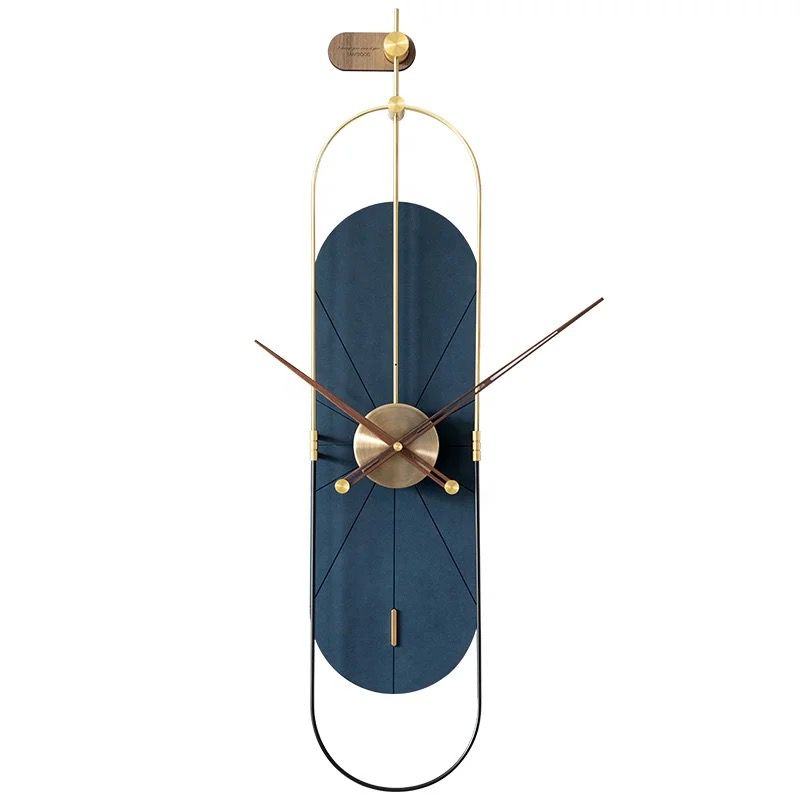 The Touch of Suave - Luxe Wall Clock,Blue