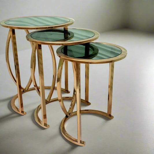 PC Home Decor |Stainless Steel Nesting Table