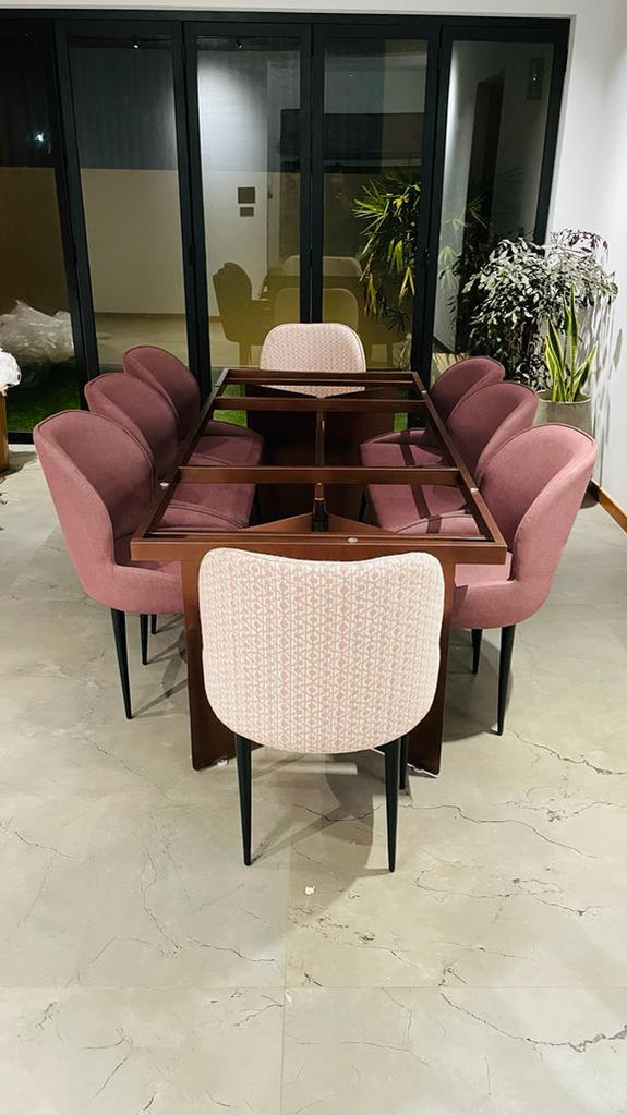 Dinning Table 8 Seater Without Marble Top