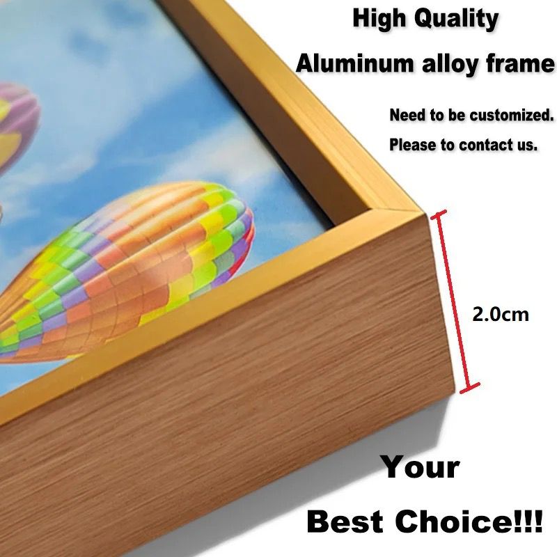 Imported Aluminium Frame Leather Painting (set of 3)(24"×32"/32"×32"/24"×32")