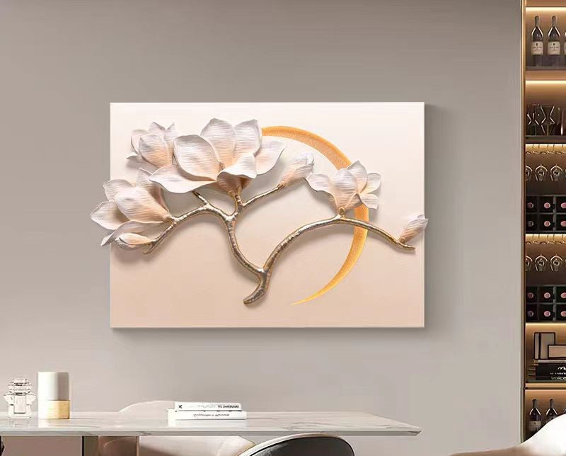 The Altruistick Flower 3D Resin Wall Decor, Nude Mix Shades