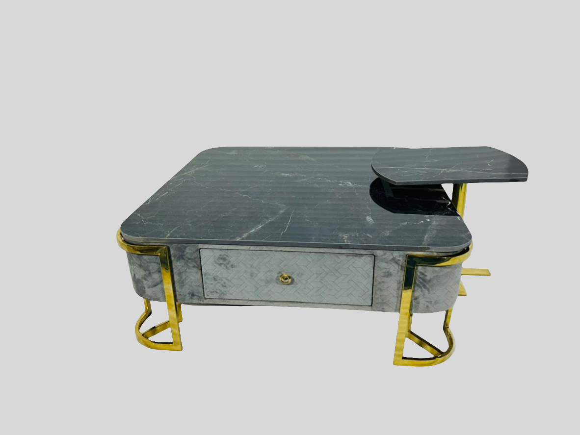 Modern Square Centre Table With Side Table